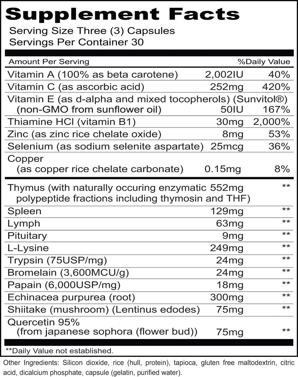 Priority One Vitamins Immuno Caps 90 Cápsulas – Apoyo al Sistema Inmunitario