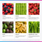 Livingood Daily Hair, Skin & Nails - Suplemento 14 en 1 para Cabello, Piel y Uñas, con Biotina, Colágeno y Queratina, 60 Cápsulas