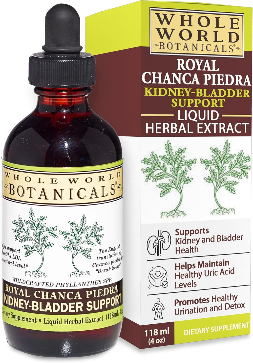 Royal Chanca Piedra – Extracto Líquido 4 oz – Apoyo Renal y Vesical