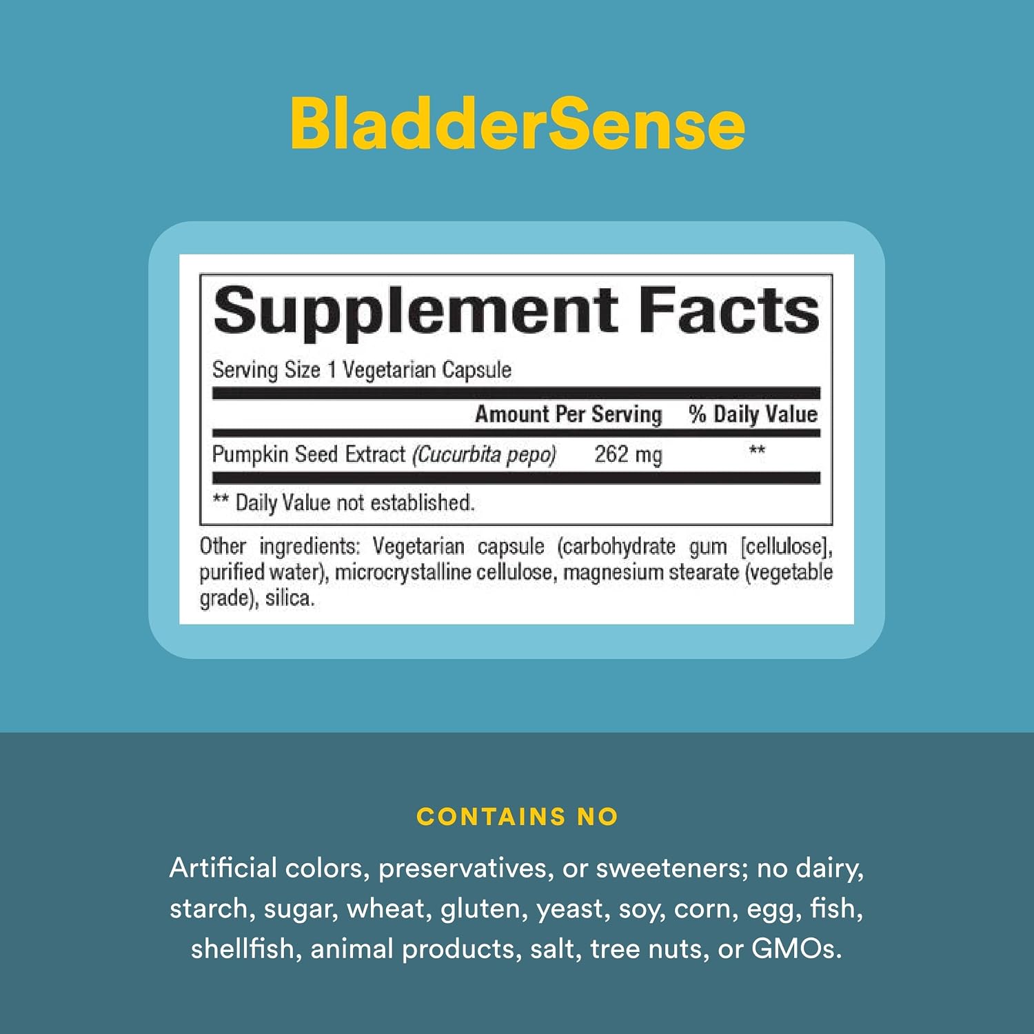 Natural Factors WomenSense BladderSense - Bladder Function Supplement - Pumpkin Seed Extract - Vegan, Gluten-Free - 90 Capsules