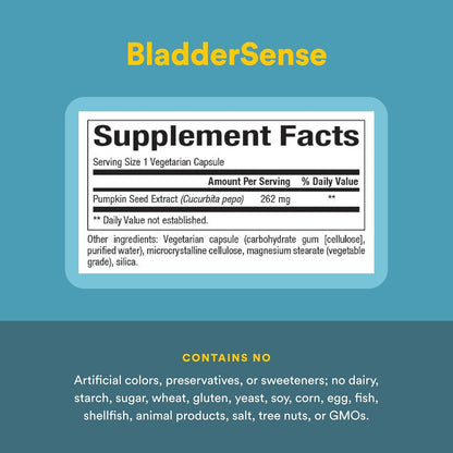 Natural Factors WomenSense BladderSense - Suplemento para la Función de la Vejiga - Extracto de Semilla de Calabaza - – Image 4