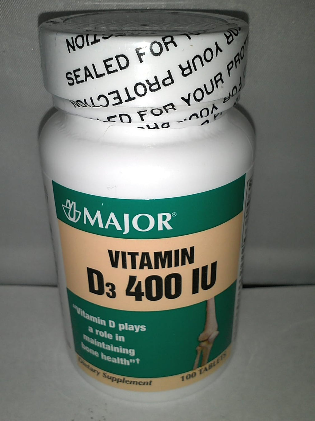 Vitamina D3 400 UI, 100 Comprimidos
