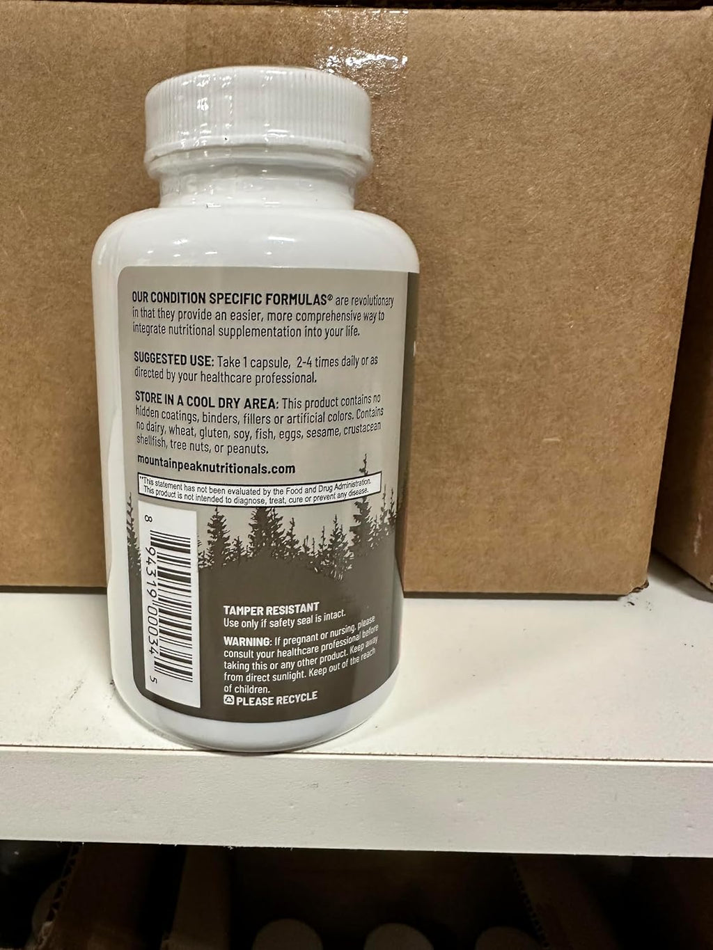 Mountain Peak Nutritionals Aller G Plus – Apoyo Respiratorio, Senos Paranasales y Alergias Estacionales (90 Cápsulas Vegetales)