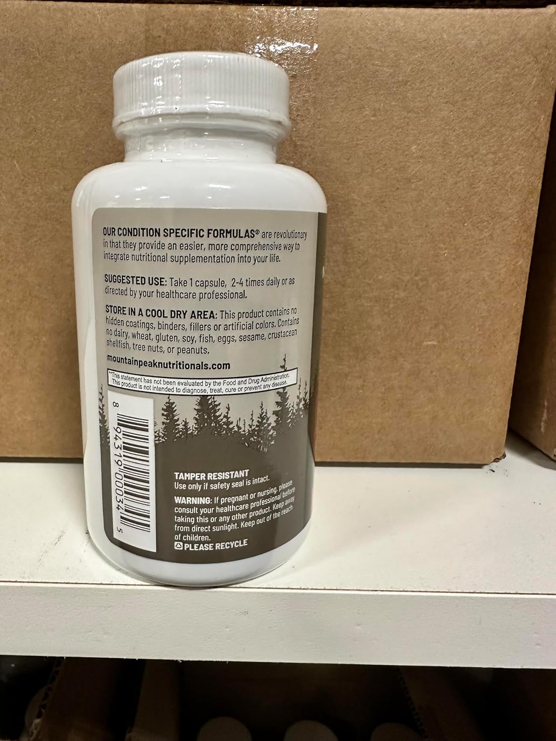 Mountain Peak Nutritionals Aller G Plus – Apoyo Respiratorio, Senos Paranasales y Alergias Estacionales (90 Cápsulas Vegetales)