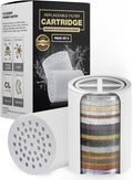 AquaHomeGroup Cartucho de repuesto premium de 20 etapas (paquete de 2, sin carcasa), compatible con cualquier filtro de ducha de diseño similar de 15 y 20 etapas