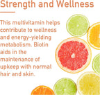 Swiss Imports Multivitamínico Efervescente + Biotina – 20 Comprimidos
