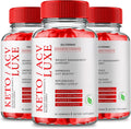 Keto Luxe + Gummies - Gominolas Keto con Vinagre de Manzana y Vitamina B12 (Pack de 3)
