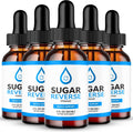Sugar Reverse Drops, Complemento Líquido de Vitaminas y Minerales, Fórmula Avanzada (5 Envases)