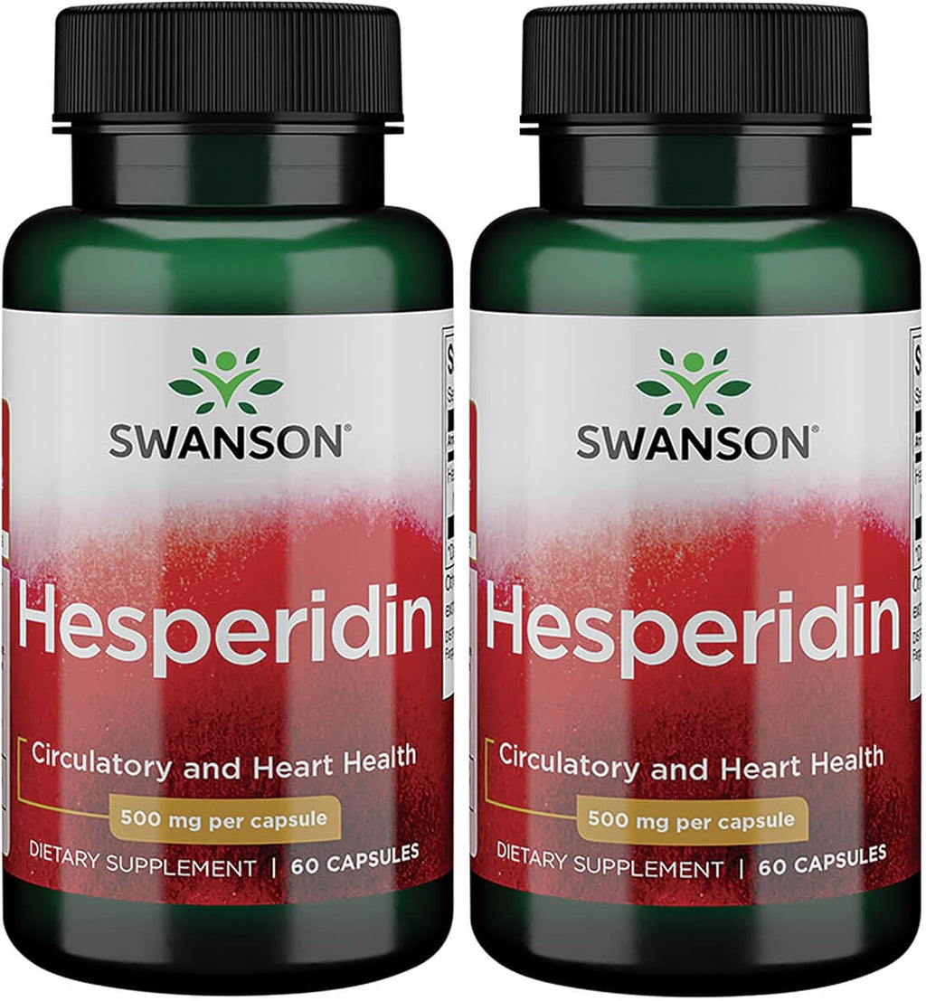 Swanson Hesperidina - Apoyo Cardiovascular y Antioxidante - 60 Cápsulas