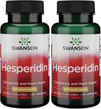 Swanson Hesperidina - Apoyo Cardiovascular y Antioxidante - 60 Cápsulas