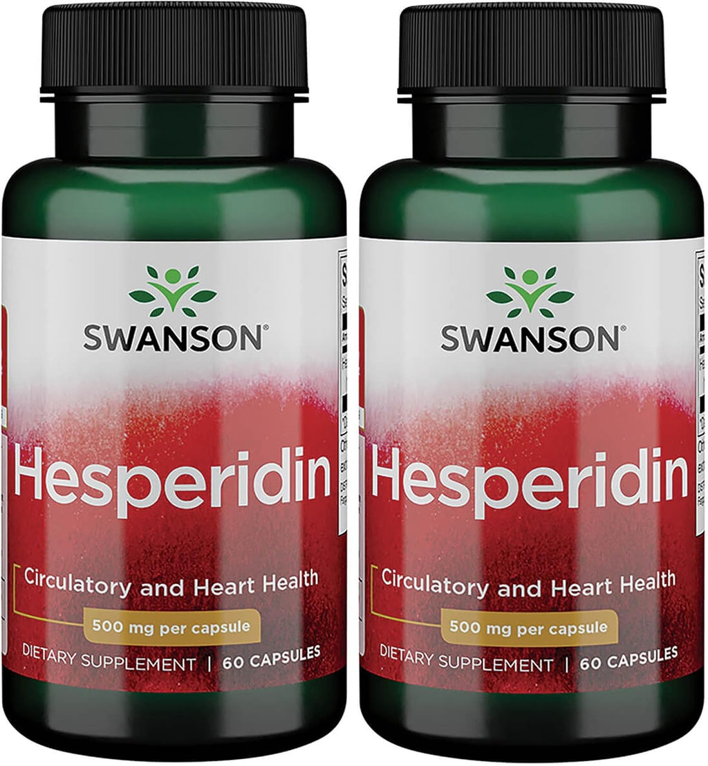 Swanson Hesperidina - Derivado de Cítricos - 60 Cápsulas (3 Envases)