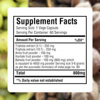 Triphala Extracto 8:1 Cápsulas – Herbsforever (60 Cápsulas Veganas)