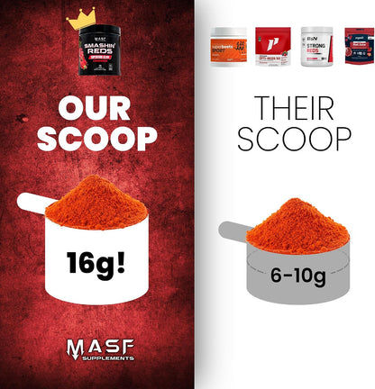 MASF Smashin' Reds Superfood Orgánico - 15 Servicios