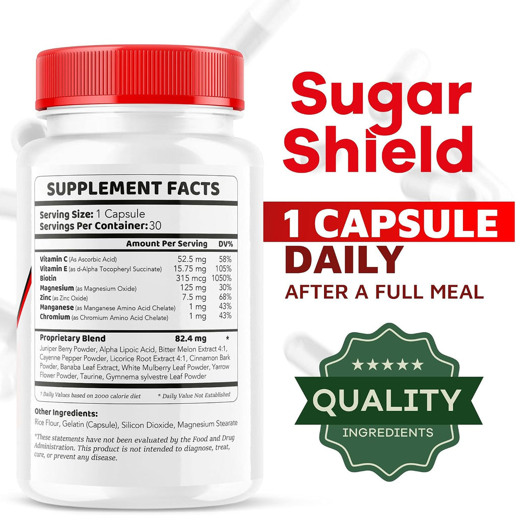 (2 Paquetes) Sugar Shield – 60 Cápsulas