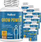 NuBest Grow Power - Fórmula de Fortaleza Ósea para Niños (10+) y Adolescentes - Pack de 12