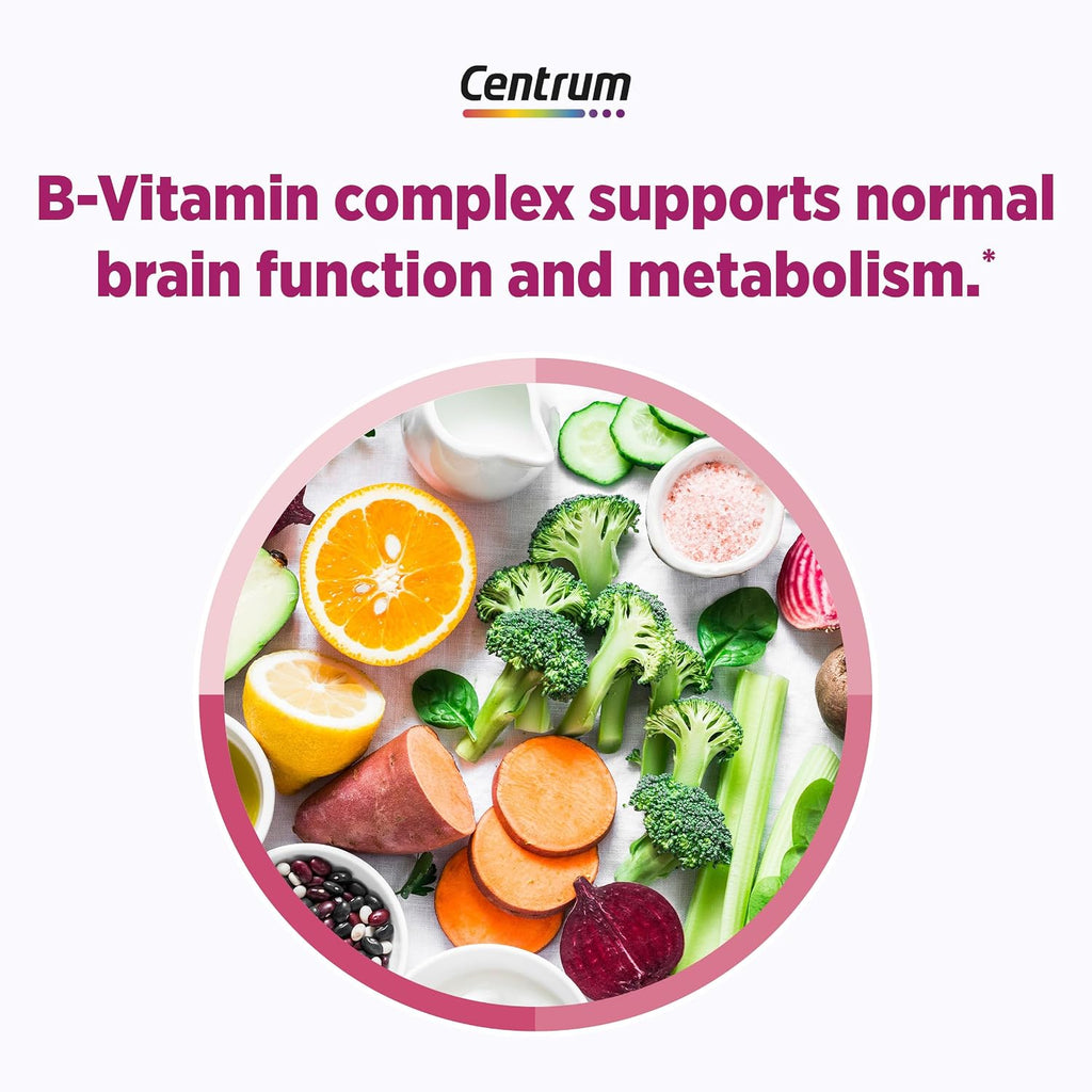 Centrum Menopausia Apoyo Sofocos Multivitamínico Completo con geniVida, 30 Comprimidos