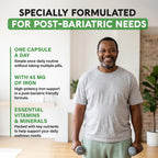 Multivitamínico Bariátrico con Hierro 45 mg - 21 Vitaminas Esenciales - Post Cirugía - 90 Cápsulas