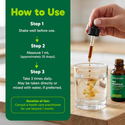 Organika Tintura de Propóleo de Abeja 30 ml - Extracto Vegano de Propóleo – Image 3