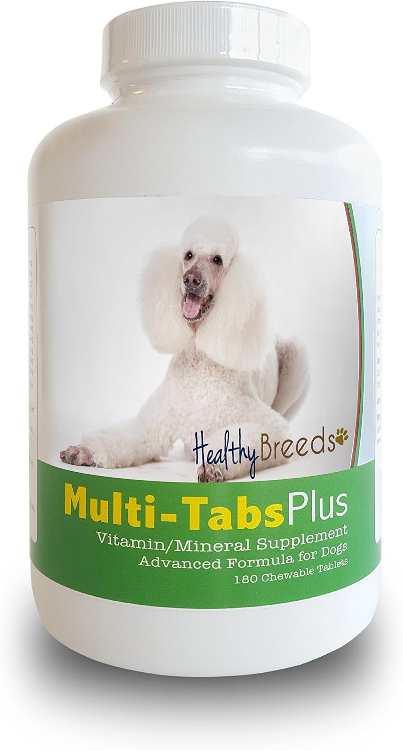 Healthy Breeds Poodle Multi-Tabs Plus Comprimidos Masticables - 180 unidades