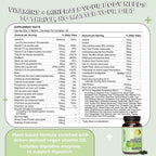 Future Kind Vegan Multivitamins Complete - Multivitamínico Vegano 42-en-1 con B12, Zinc y Probióticos (90 comprimidos)