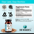 DR WAKDE'S Sariva (Hemidesmus indicus) 60 Cápsulas Veganas - Suplemento Ayurvédico 100% Natural