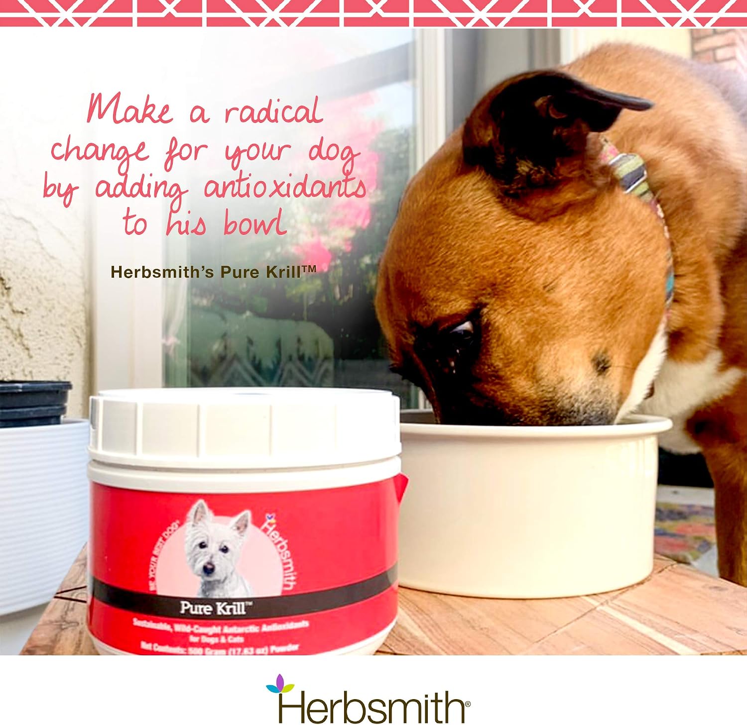 Herbsmith Pure Krill - Krill Antártico de un Solo Ingrediente para Perros - 150g