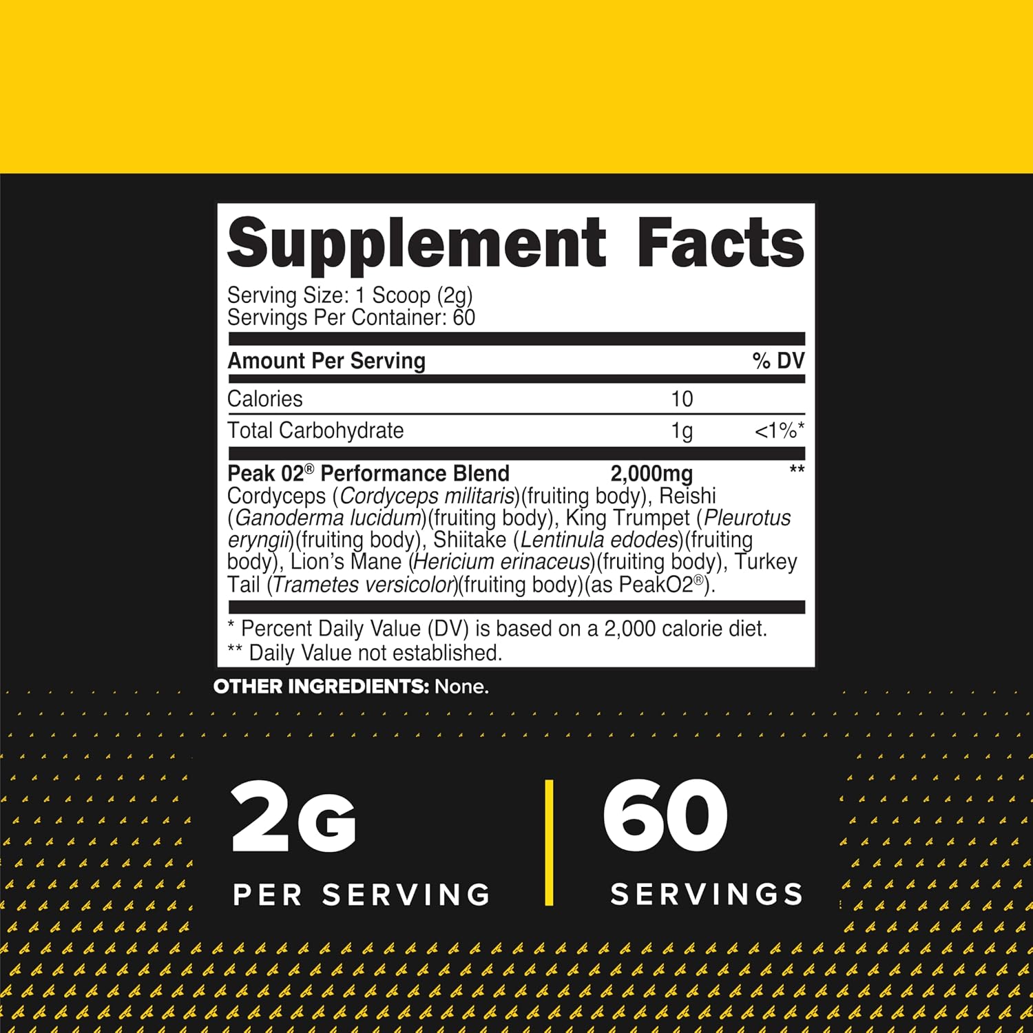 PrimaForce Peak O2 Training Supplement, 120g - Proprietary Blend, Non-GMO, Vegan & Gluten-Free