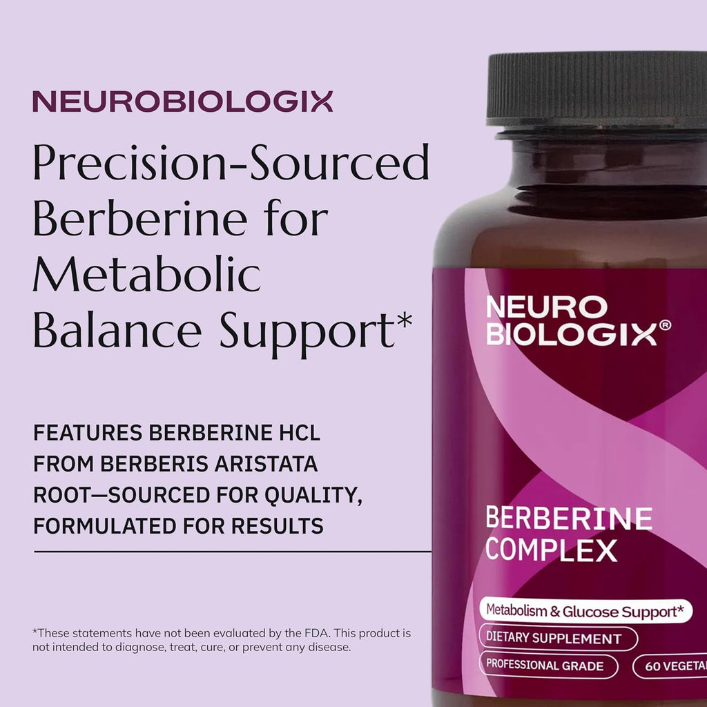 Neurobiologix Berberine Complex - 60 Cápsulas Vegetarianas