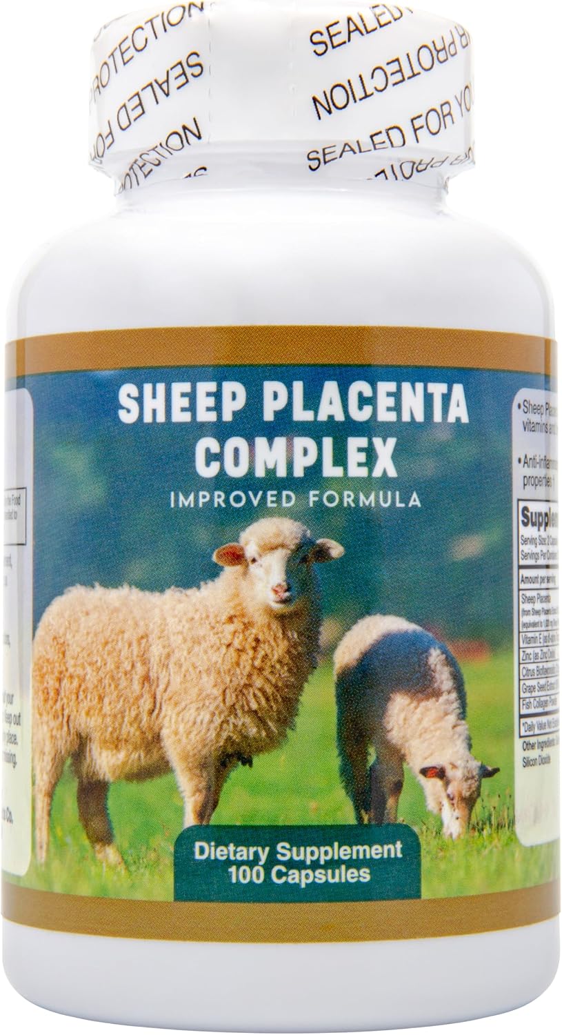 Nu-Health Sheep Placenta Complex, 100 Cápsulas