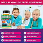 Geniuskidz Omega 3 DHA Gominolas para Niños y Adolescentes - 60 Unidades