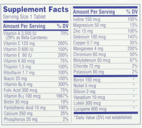 (2 Pack) Centrum Silver Men 50+, 65 Count Each