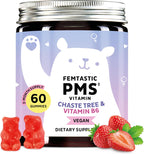 Gomitas de apoyo para el síndrome premenstrual con vitamina B6 y melisa, 90 unidades