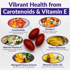 Memory Health Softgels con Omega-3, Carotenoides y Vitamina E – 270 Cápsulas (90 Días)