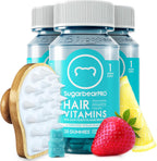 SugarbearPRO Hair Vitamin Gummy - Biotina 6000mcg, 105 Gominolas Veganas para el Cabello