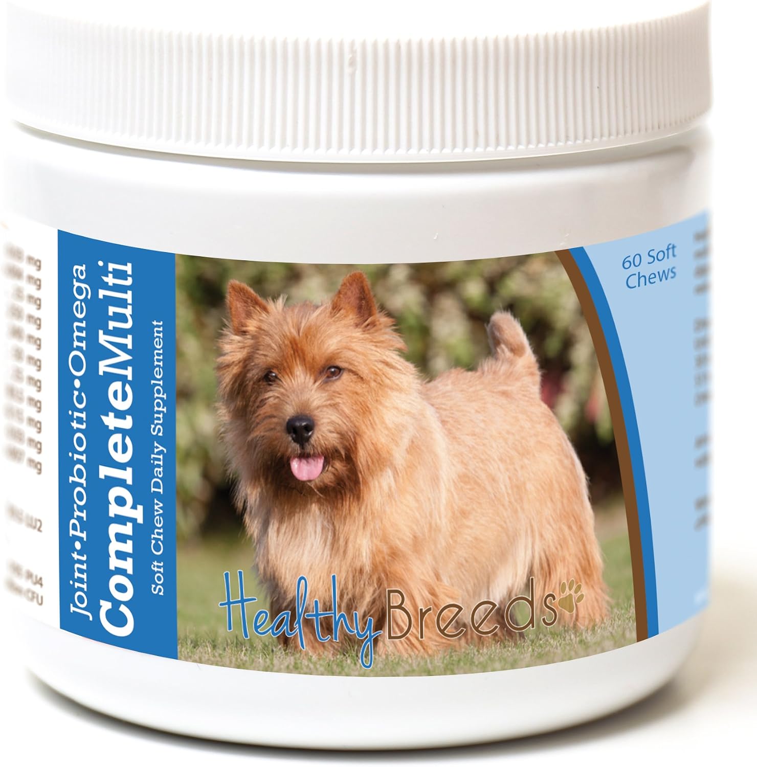 Healthy Breeds Norwich Terrier Multivitamínico Completo en Masticables Blandos - 60 unidades