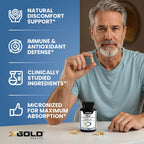 Palmitoiletanolamida 630 mg + Luteolina Estandarizada 98% - Micronizada - 120 Cápsulas Vegetales
