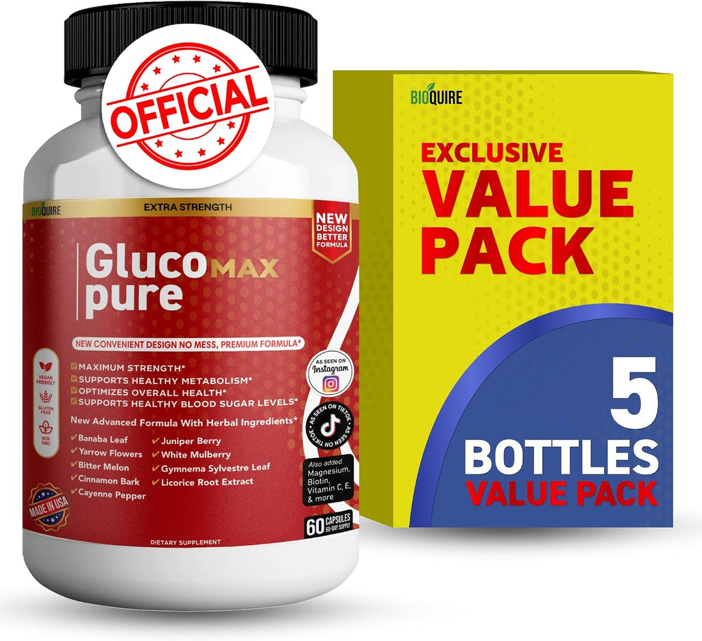Gluco Max Pure Ultra, 60 Cápsulas