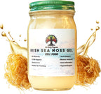 Gel de Musgo de Mar Irlandés Silvestre de GET WAVY ORGANICS – Vegano, No OGM, Sin Gluten (Pack de 1)