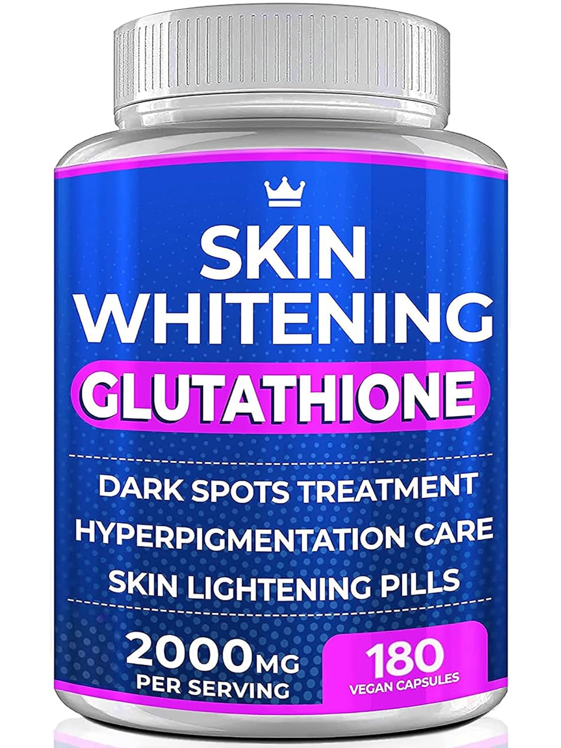 Glutathione 2000mg - 120 Cápsulas - Complemento Alimenticio Antioxidante