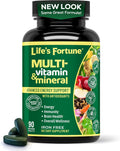 Life's Fortune Multivitamínico Integral Complejo de Vitaminas y Minerales – 90 Comprimidos Vegetales
