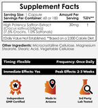 Nootropics Depot Extracto de Azafrán de Alta Potencia, 30 mg, 180 Cápsulas