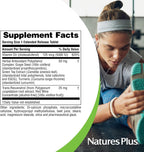 NaturesPlus Vitamina D3 5000 UI + Trans-Resveratrol - Liberación Prolongada - 90 Comprimidos Veganos