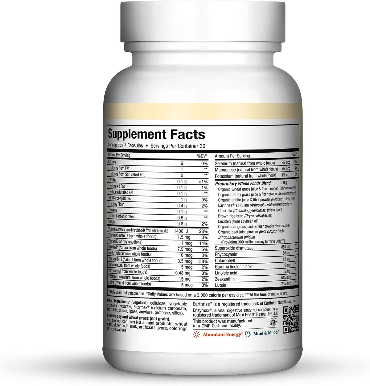 Maxi Health Super Greens – Complemento – Protección antioxidante: Los antioxidantes naturales de las algas y los – Image 4