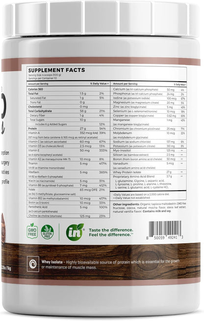 Absorb Plus Isolate Protein - Suplemento Proteico para la Salud Digestiva, Sabor Mocha Grande (1 kg) – Image 3