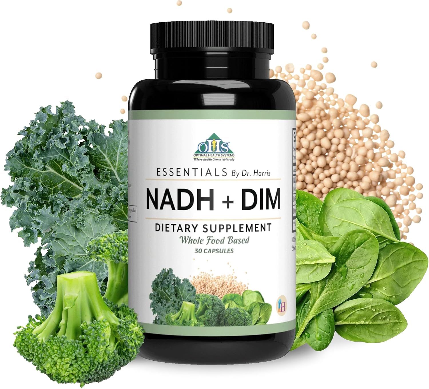 NADH + DIM de Optimal Health Systems - 30 Cápsulas