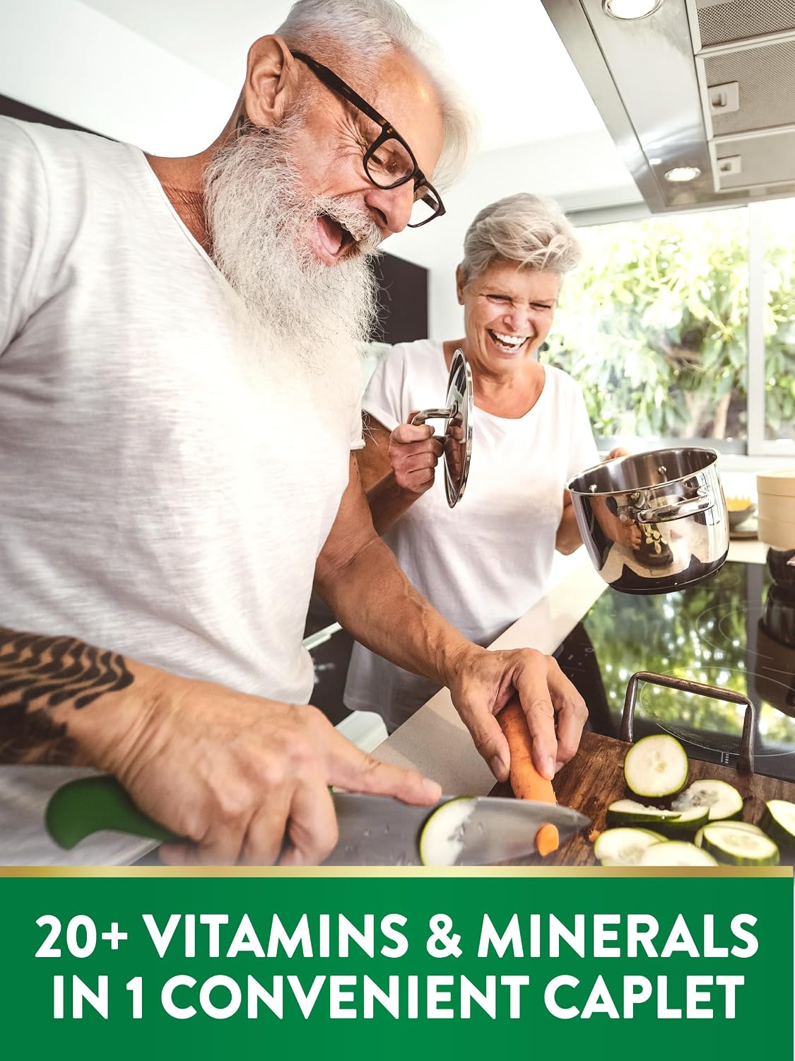 Nature's Truth Multivitamínico para Adultos 50+ | Suplemento Diario con Vitaminas D, C y B