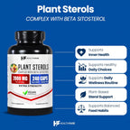Healthfare Plant Sterols - 240 Cápsulas Veganas - Complejo de Beta-Sitosterol y Fitoesteroles