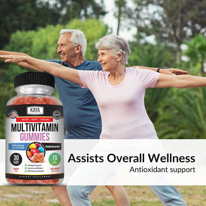 Kaya Naturals Adult Multi Vitamin Gummy - – Protección celular: La vitamina E contribuye a proteger las células – Image 3