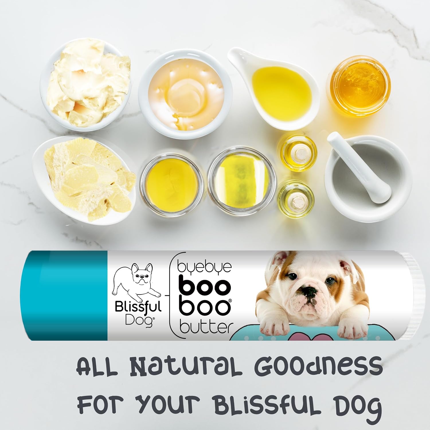 The Blissful Dog .15 oz Tubo Bulldog Booboo Butter