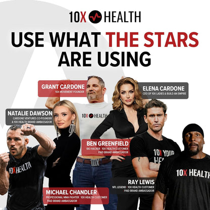 10X Health Berberine 500mg - Dihidroberberina - 30 Cápsulas